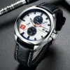 Curren 8324 Fashion Men’s Sport Watch Men Analog Quartz Watches Water resistant Date Military Multifunction Wrist Watches