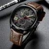 Curren 8324 Fashion Men’s Sport Watch Men Analog Quartz Watches Water resistant Date Military Multifunction Wrist Watches