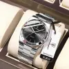POEDAGAR 930 Luxury Watch For Man Water resistant Luminous Date Week Stainless Steel Watch Men Watch Casual Quartz Men’s Watches